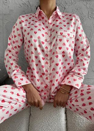 Жіноча шовкова піжама4 фото