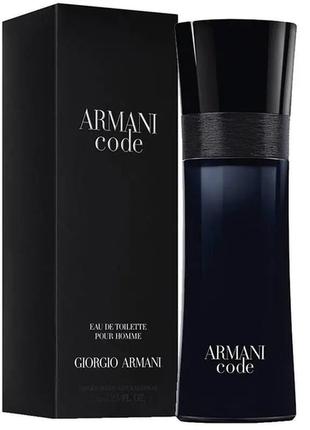 Чоловіча туалетна вода armani code giorgio armani 100 мл1 фото