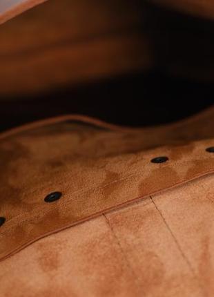 Жіночий шкіряний рюкзак "монако", шкіра італійський краст, колір вишня5 фото