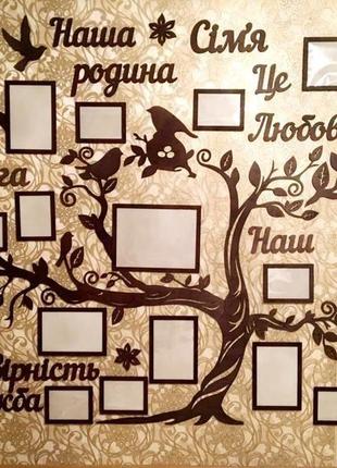 Сімейне дерево "наша батьківщина"270х170 див.2 фото