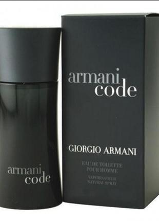Чоловіча туалетна вода armani code giorgio armani 100 мл2 фото