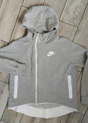 Женская толстовка nike women nsw tech fleece cape fz 930757-0634 фото