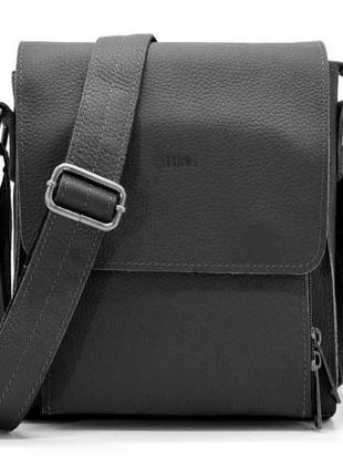 Чоловіча сумка-планшет через плече fa-3027-3md від tarwa чорний флотар