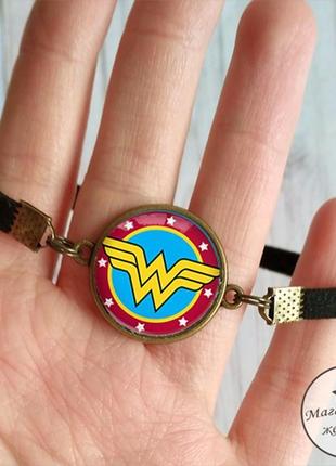 Браслет знак диво-жінки (вандер вумен wonder woman) з всесвіту коміксів дс