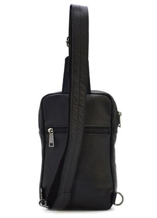 Кожаный мужской слинг, косуха, рюкзак на одно плечо fa-0205-3md tarwa флотар4 фото