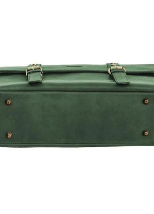 Портфель мужской кожаный зеленый re-0001-4lx tarwa4 фото