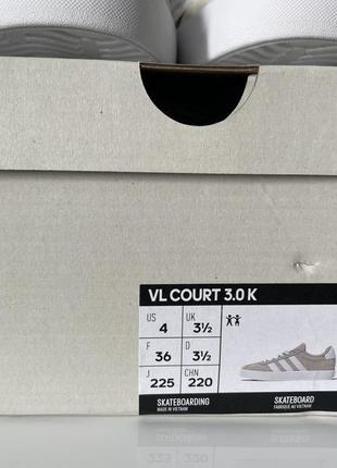 Кроссовки adidas vl court 3.0k 36 размер7 фото