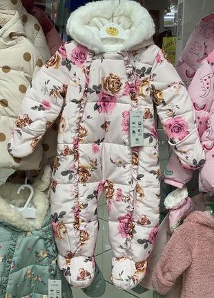 Теплий комбінезон для дівчинки від george