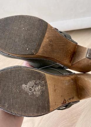 Gucci в стиле клоги мюли на каблуке сабо на деревянной подошве9 фото