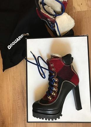 Зимние ботинки dsquared
