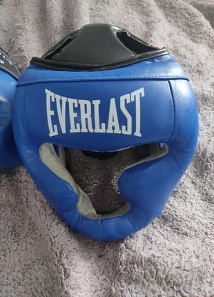 Шлем тренировочный everlast m кожа