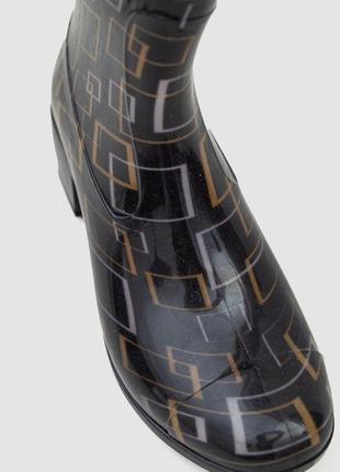 Сапоги резиновые женские, цвет черный, 243r002-1882 фото