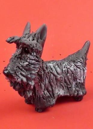 Терьер фигурка сувенирный пёсик terrier figurine