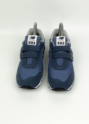 Кроссовки new balance 515 yv515rd3 оригинал на мальчика размер 35 - 35.5 синие2 фото