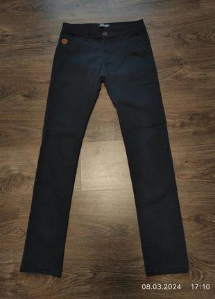 Темно-синие,кольные брюки,джинсы для худи мальчика 14-15 лет1 фото