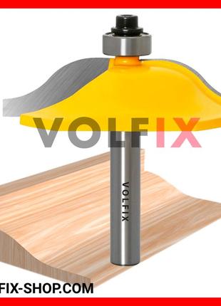 Фигирейная горизонтальная фреза volfix fz-120-951 d8 mm для изготовления филенки
