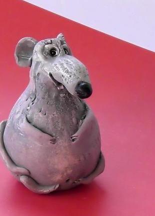 Статуетка у вигляді щура керамічна криса statuette ceramic rat