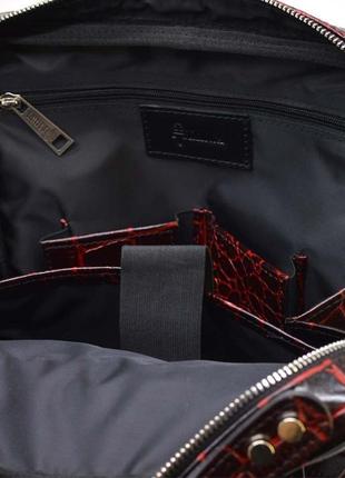 Кожаный рюкзак для ноутбука под рептилию rep1-1239-4lx tarwa8 фото