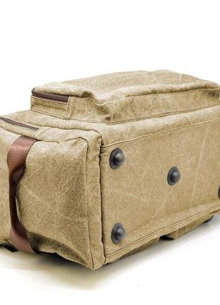Дорожня сумка з парусини та кінської шкіри rcc-5915-4lx бренда tarwa2 фото