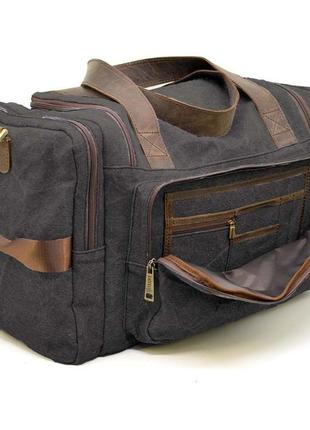 Дорожня сумка з парусини та кінської шкіри rgc-5915-4lx бренда tarwa3 фото
