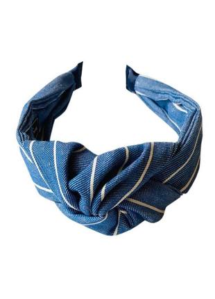 Стильный джинсовый обруч ободок для волос my scarf2 фото