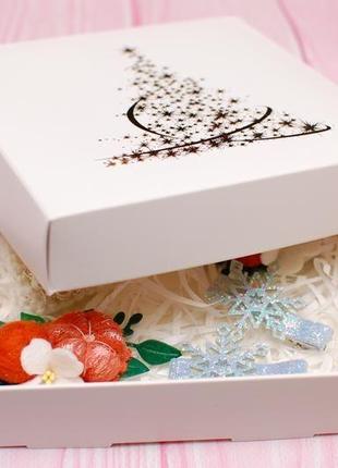 Новогодний набор украшений в подарочной коробке4 фото