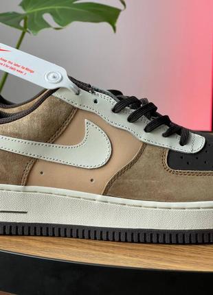 Найк аір форс кеди nike air force 1'07 lv8 'baroque brown'5 фото