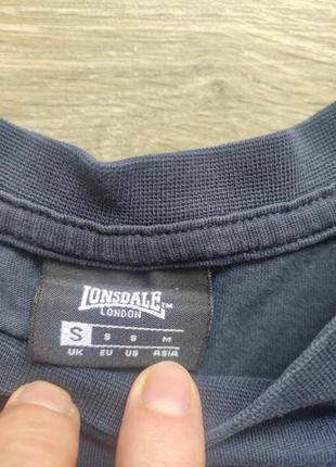 Футболка lonsdale essentials logo tee navy5 фото