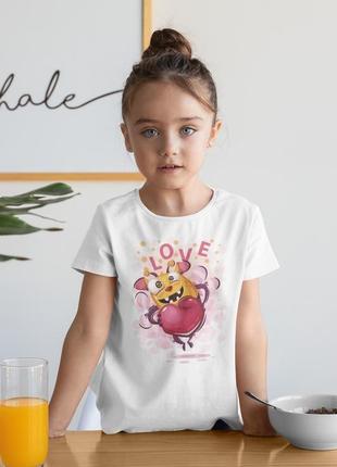Дитяча футболка з оригінальним принтом "улюблена бджола"2 фото
