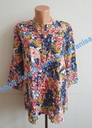 Льняна лляна блузка esmara1 фото