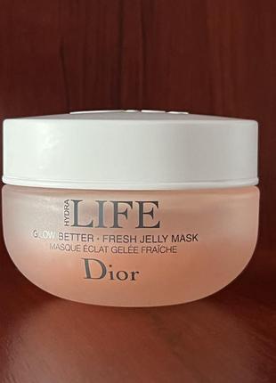 Christian dior маска-пилинг для лица dior hydra life glow bette jelly mask