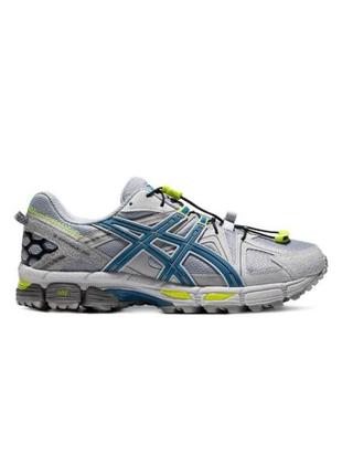 Asics gel kahana 8 silver blue1 фото