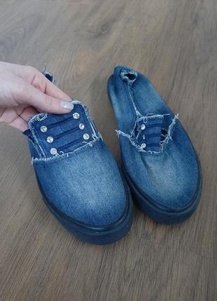 Джинсовые кеды