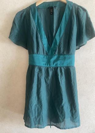 Блуза блузка туника хлопок h&m