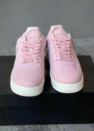 Жіночі кросівки nike air force 1 low pink4 фото