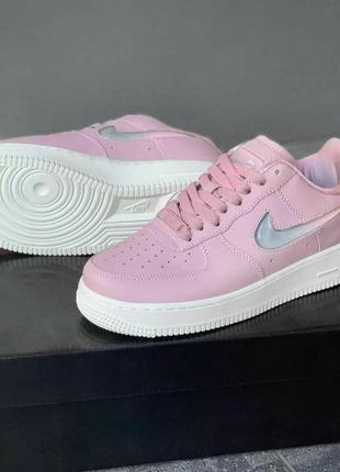 Жіночі кросівки nike air force 1 low pink2 фото