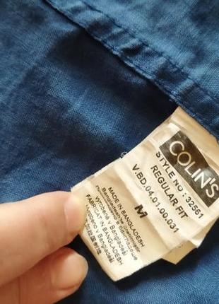 Льняная тенниска "colin,s" р.м(батальная)) бангладеш6 фото