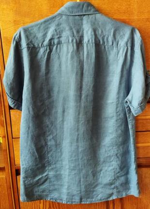 Льняная тенниска "colin,s" р.м(батальная)) бангладеш9 фото