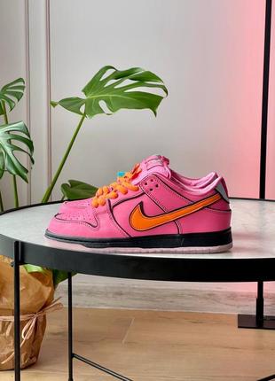 Найк сб данк лов nike sb dunk low the powerpuff girls blossom2 фото