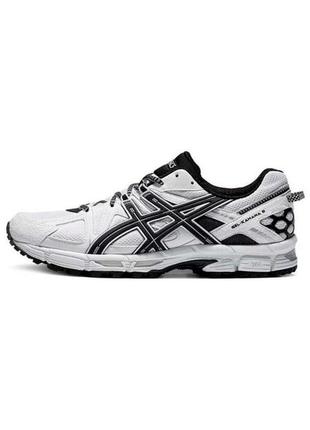 Asics gel kahana 8 white black2 фото