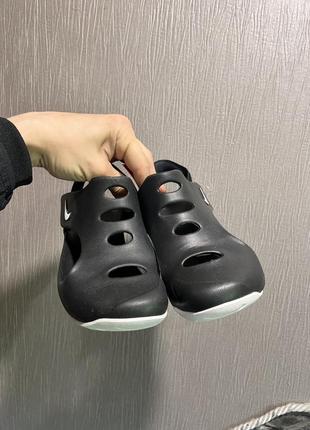 Nike sunray protect 3 сандали детские оригинал черные босоножки новые7 фото