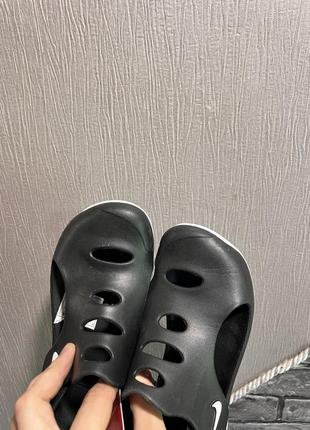 Nike sunray protect 3 сандали детские оригинал черные босоножки новые4 фото
