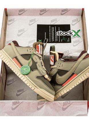 Nike air dunk jumbo “medium olive”1 фото