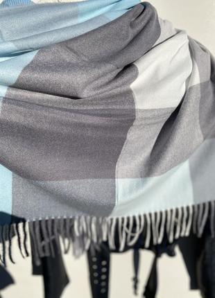 Кашемировый шарф ❤️💙3 фото