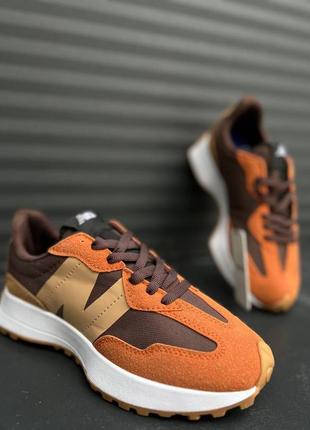 New balance 327 brown4 фото