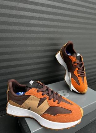 New balance 327 brown6 фото