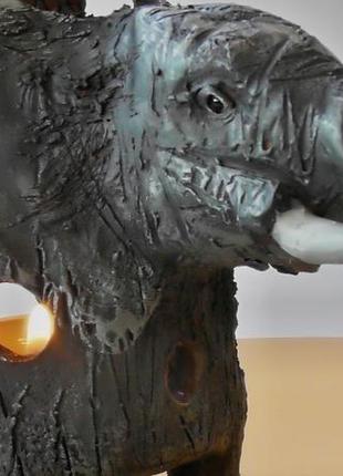 Аромалампа слон подарок в виде аромалампы-слона