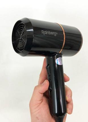 Фен для укладки и сушки волос rainberg rb-2211 + насадка-концентратор,7 фото