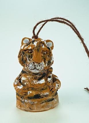 Колокольчик тигр подарок в год тигра дзвоник тигр1 фото