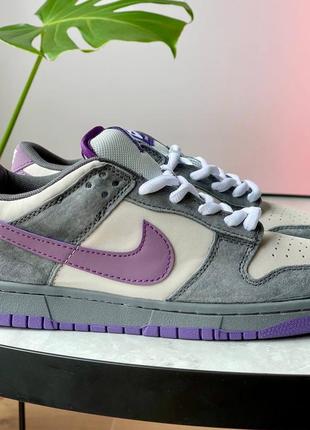 Найк сб данк ловля об nike sb dunk low purple pigeon6 фото